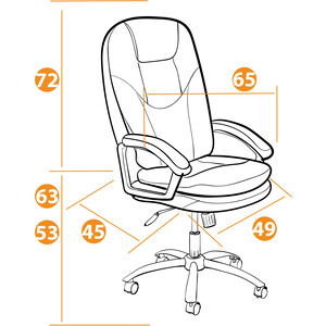 Компьютерное кресло TetChair Кресло SOFTY LUX флок , розовый, 137