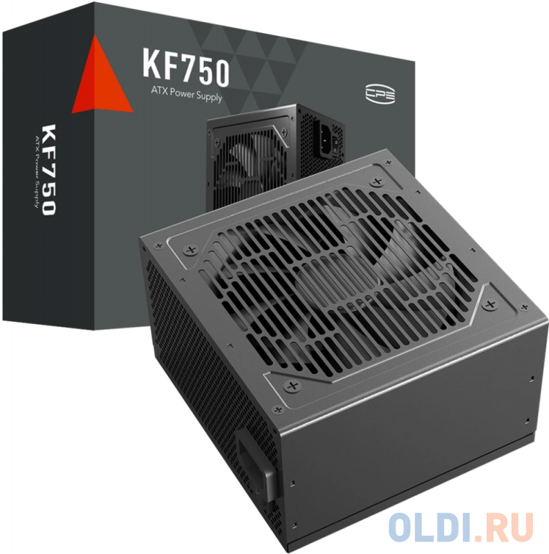 Блок питания ПК/ PCCOOLER, 750W 80+ White (ATX, ATX 2.4, Non-modular, 1x24(20+4)pin 550mm, 1xCPU*2 8(4+4)pin 610+150mm, 3xPCIe 8(6+2)pin 510mm, 2xSATA