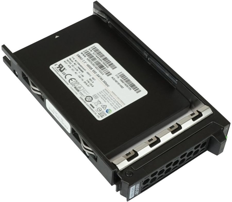 Твердотельный накопитель (SSD) Fujitsu 7.68Tb, 2.5", HotPlug, SAS (S26361-F5870-L768)