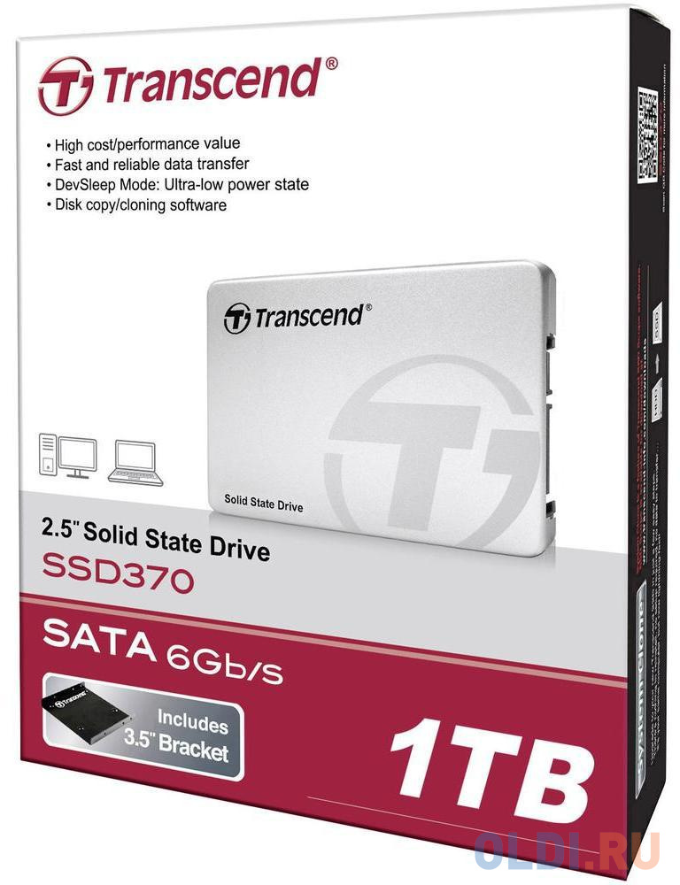 SSD накопитель Transcend SSD370S 1 Tb SATA-III