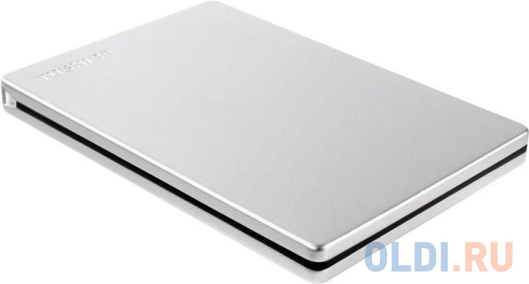 Внешний жесткий диск 2Tb Toshiba Canvio Slim 2.5" USB 3.0 серебро (HDTD320ES3EA)