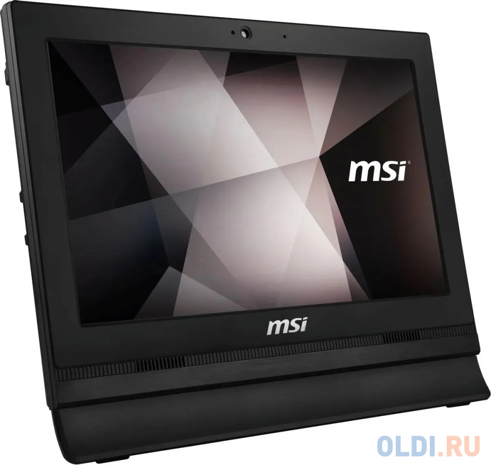 Моноблок MSI Pro 16T 10M-261XRU 15.6" HD Touch Cel 5205U (1.9) 8Gb SSD512Gb HDG CR noOS GbitEth WiFi BT 65W клавиатура мышь Cam черный 1366x768 в Москвe