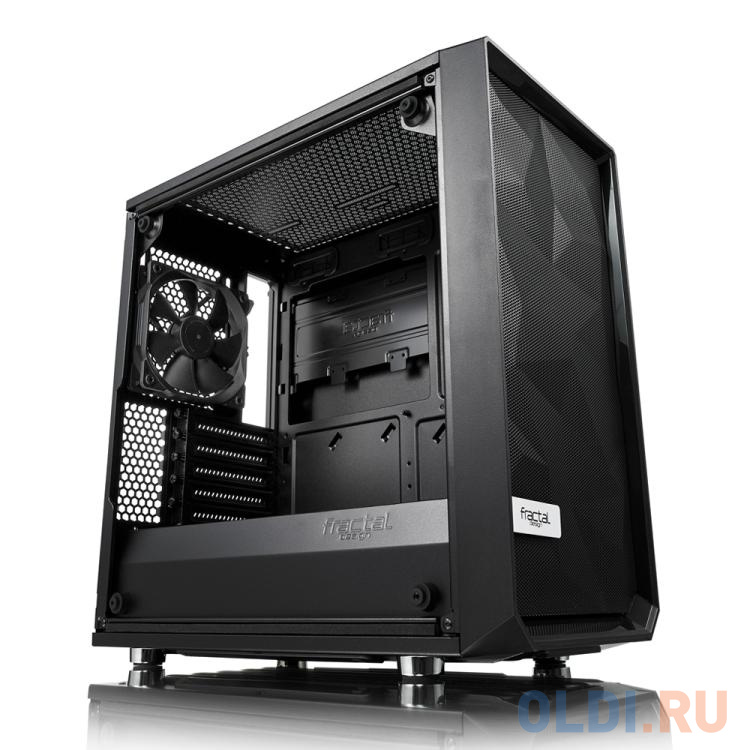 Корпус Fractal Design Meshify Mini C TG черный без БП mATX 5x120mm 4x140mm 2xUSB3.0 audio bott PSU