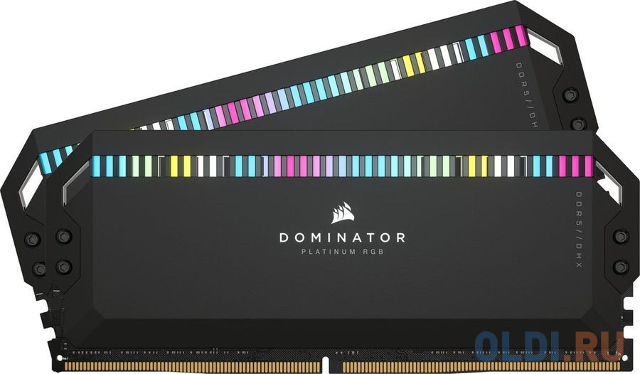 DIMM 32Gb 2х16Gb DDR5 PC57600 7200MHz Corsair Dominator Platinum RGB Black (CMT32GX5M2X7200C34)