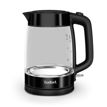 Чайник Tefal KI840830 1.7л. 2400Вт, пластик/стекло, черный