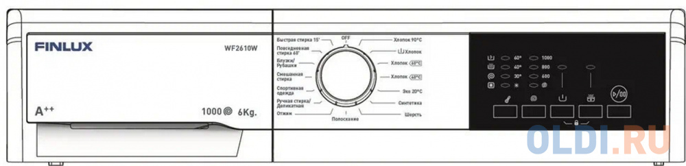 Стиральная машина FINLUX WF2610W белый