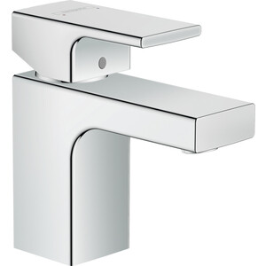 Смеситель для раковины Hansgrohe Vernis Shape с донным клапаном, хром (71566000)