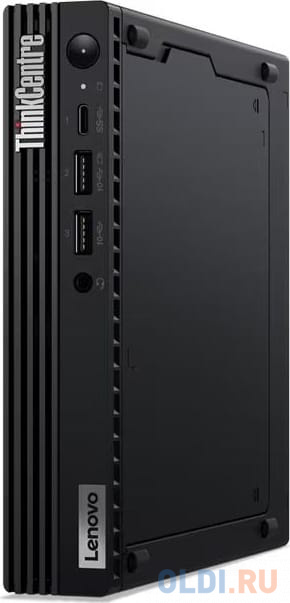 Неттоп Lenovo ThinkCentre Tiny M70q-4 slim i3 13100T (2.5) 8Gb SSD256Gb UHDG 730 noOS GbitEth WiFi BT 65W kb мышь клавиатура черный (12E4S7K700)