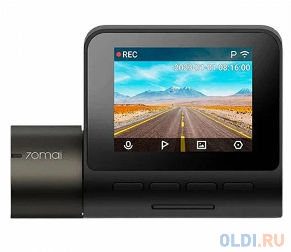 Видеорегистратор 70Mai Dash Cam A200 черный 1080x1920 1080p 130гр. Novatek NT98565