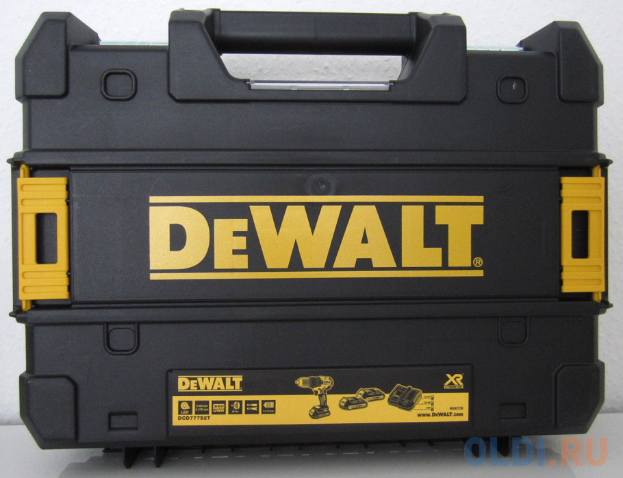 Беcщеточная дрель-шуруповерт DeWALT DCD777D2T