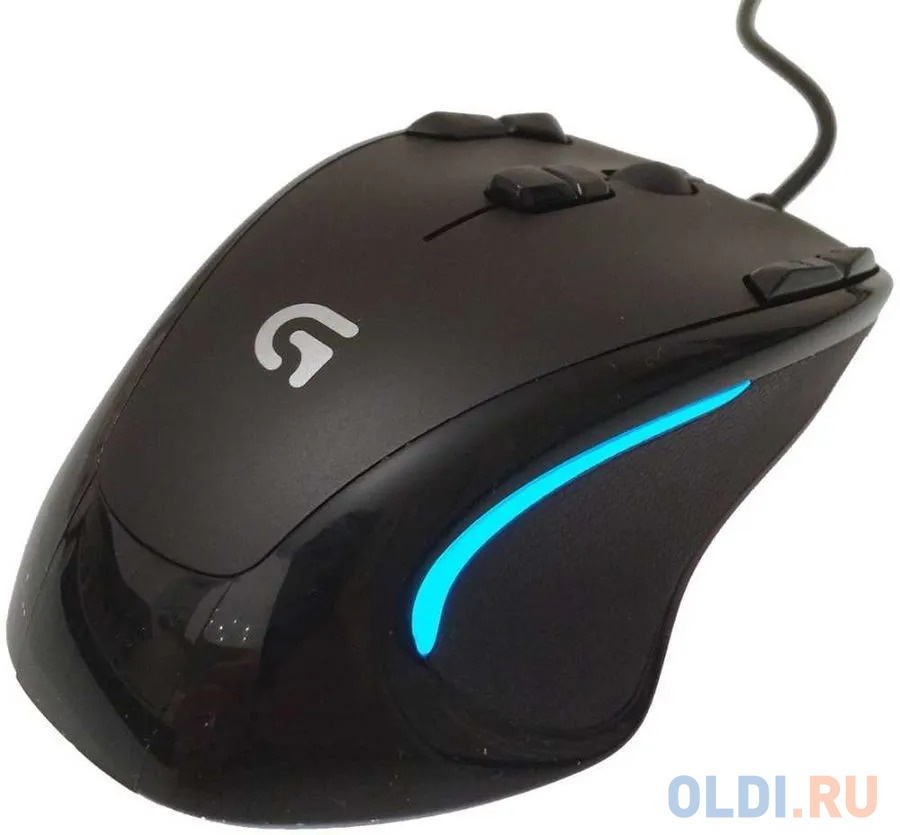 Мышь проводная Logitech G300s чёрный USB