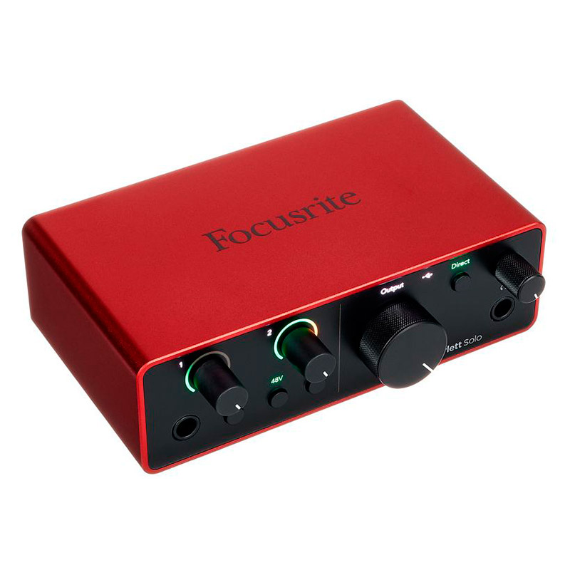 Аудиоинтерфейс Focusrite Scarlett Solo 4th Gen 386999