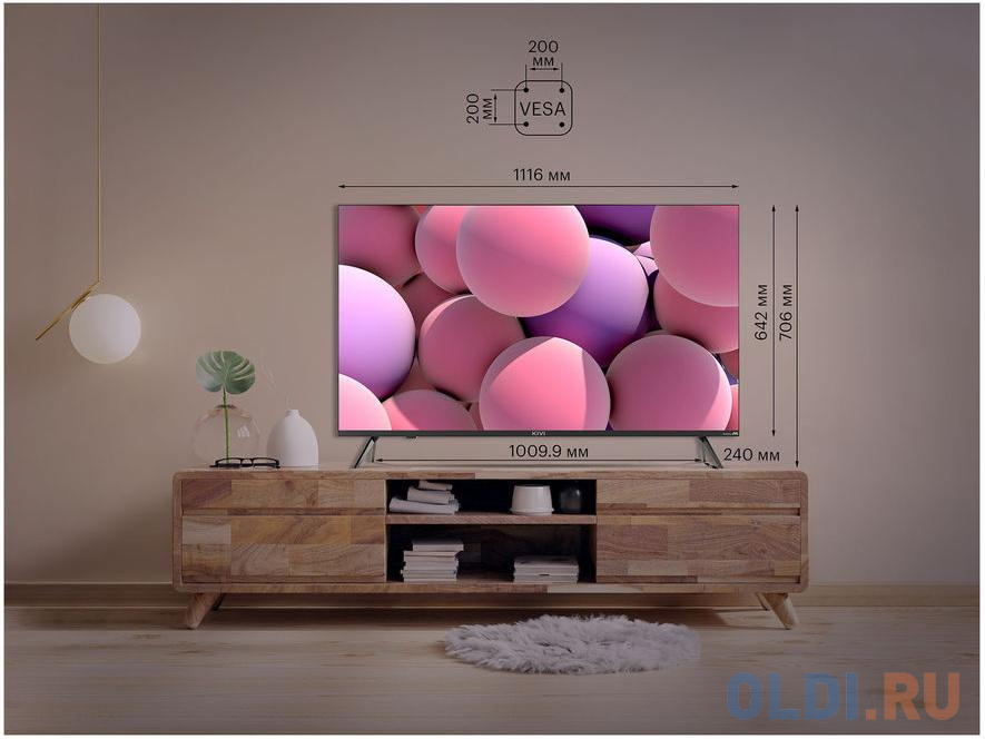 Телевизор Kivi 50U750NB 50" LED 4K Ultra HD