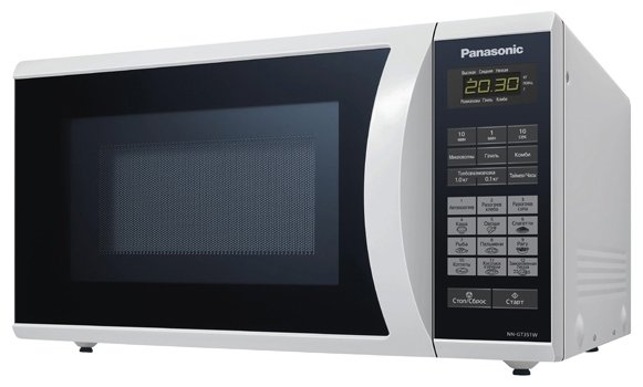 Микроволновая печь Panasonic NN-GT352W 23 л, 800 Вт, гриль, белый