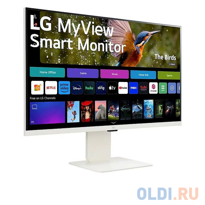 Монитор LG 31.5" MyView 32SR83U-W белый IPS LED 16:9 HDMI M/M матовая HAS 400cd 178гр/178гр 3840x2160 60Hz UHD USB 7.7кг