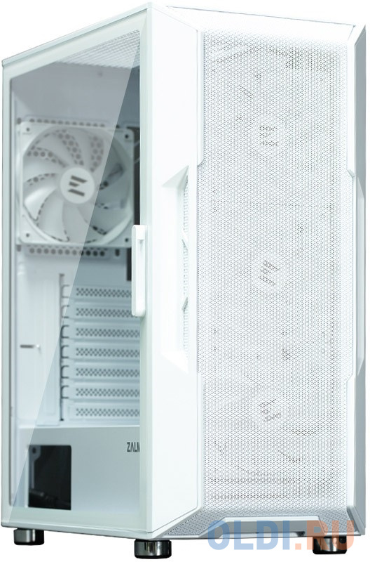 ZALMAN I3 NEO ARGB WHITE, ATX, WHITE, FRONT MESH, WINDOW, 2x3.5", 3x2.5", 1xUSB2.0, 2xUSB3.0, FRONT 3x120mm ARGB, REAR 1x120mm ARGB