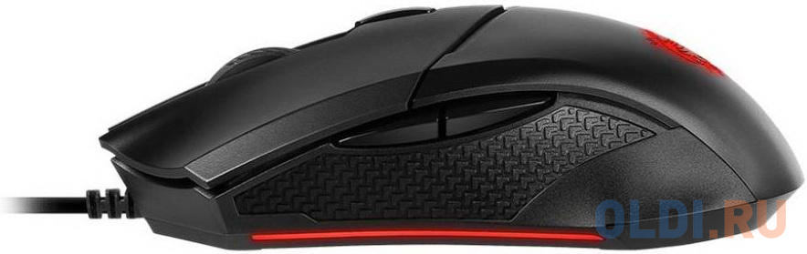 Мышь MSI Clutch GM08 черный оптическая (6200dpi) USB2.0