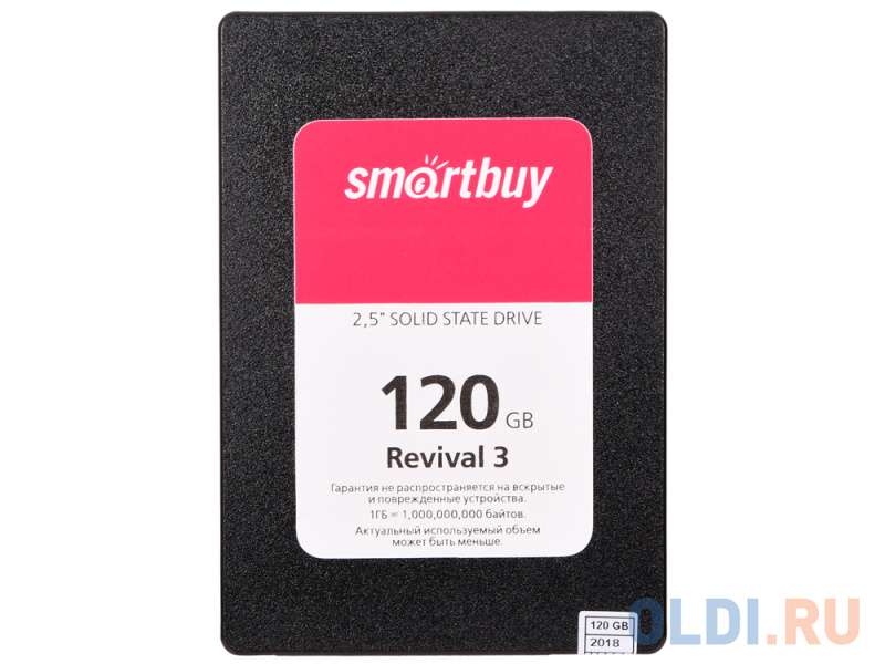 SSD накопитель Smart Buy Revival 3 SB120GB-RVVL3-25SAT3 120 Gb SATA-III в Москвe