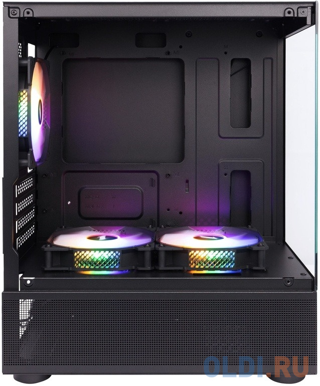 1STPLAYER MIKU Mi2-A Black / mATX / 3x120mm LED fans / Mi2-A-BK-2F1R-1F1 в Москвe