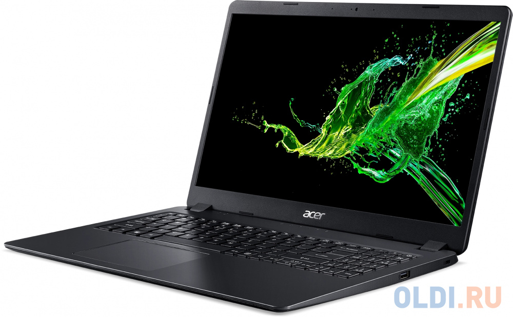 Ноутбук Acer Aspire 3 A315-56-73K8 15.6" 1920x1080 Intel Core i7-1065G7 SSD 512 Gb 8Gb Intel Iris Plus Graphics черный DOS NX.HS5ER.01L