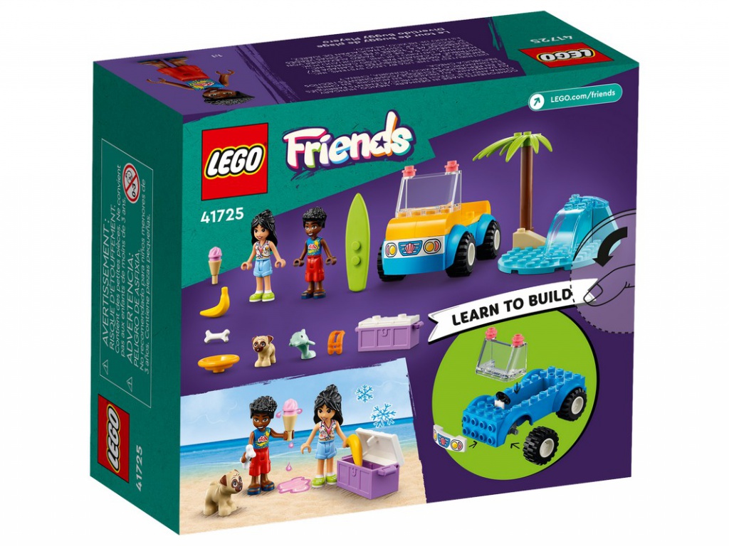 Конструктор Lego Friends Beach Buggy Fun 61 дет. 41725