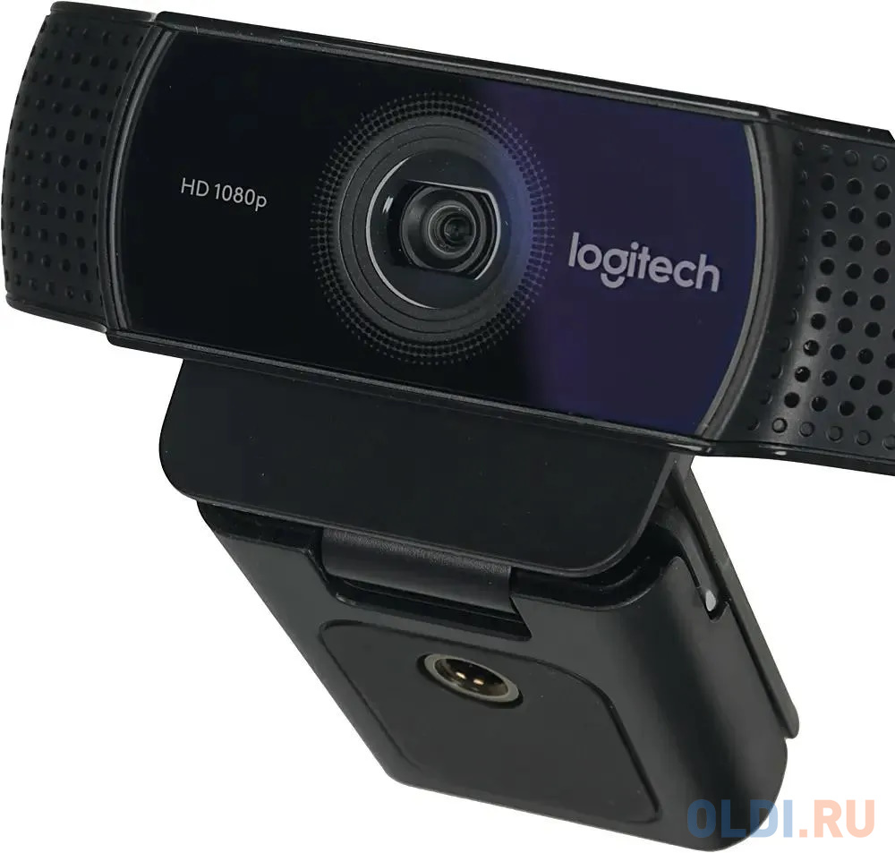 Веб-камера Logitech C922 Pro Stream (Full HD 1080p/30fps, 720p/60fps, автофокус, угол обзора 78°, стереомикрофон, лицензия XSplit на 3мес, кабель 1.5м