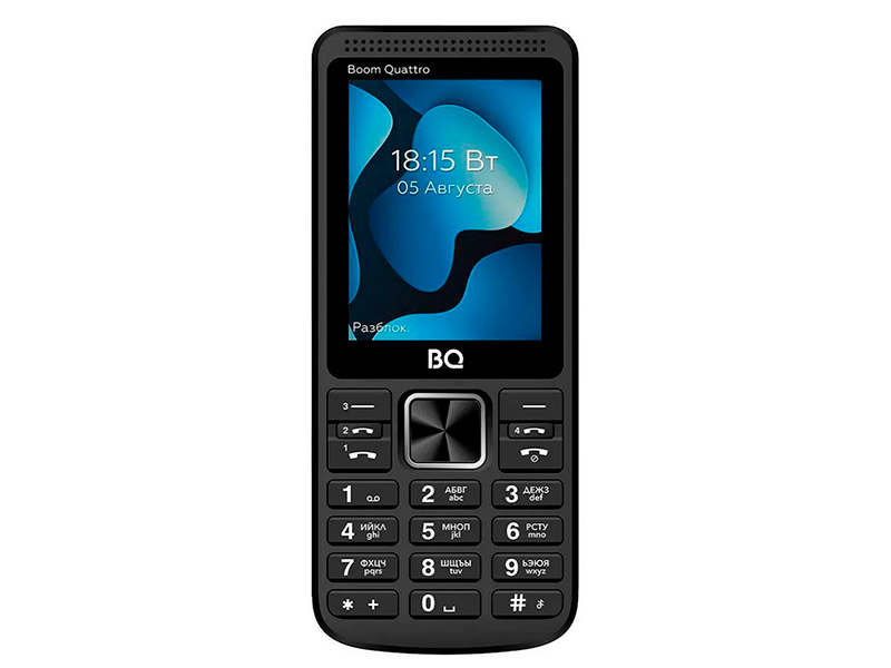 Сотовый телефон BQ 2455 Boom Quattro Black