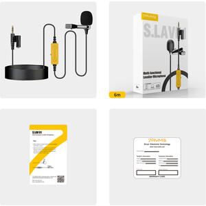 Микрофон петличный 7Ryms S.LAV01 (6.0m) в Москвe