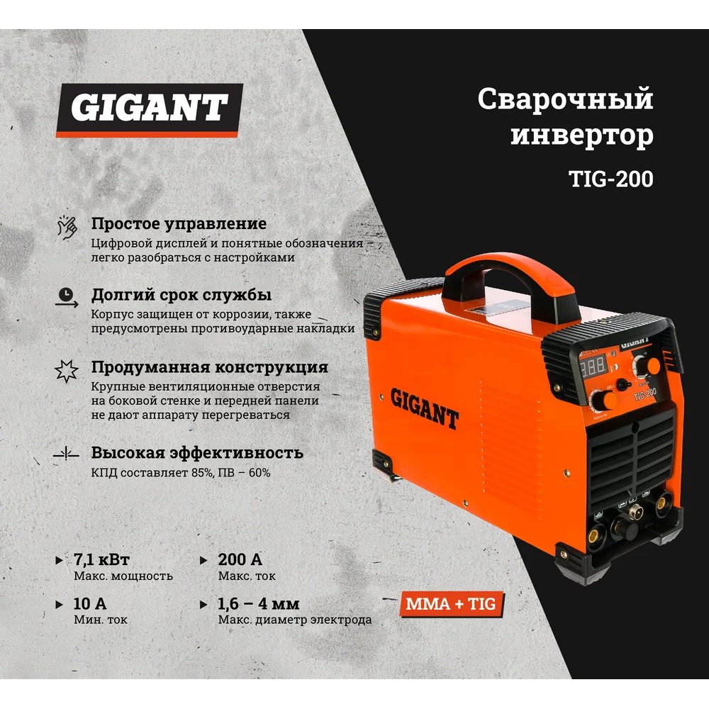 Сварочный инвертор Gigant