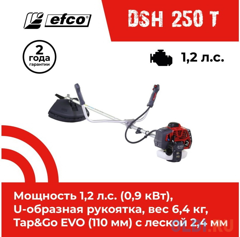 Efco Триммер /мотокоса/ бензиновый DSH 250 T 61469011E1 в Москвe