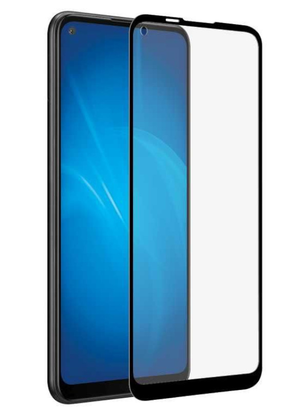Защитное стекло mObility для Samsung Galaxy A21s Full Screen Full Glue Black (УТ000021107)
