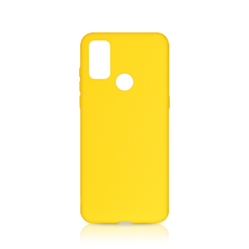 Чехол DF для TCL 20Y Silicone Yellow tcCase-04