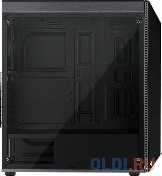 Корпус ATX Aerocool Shard A-BK-v Без БП чёрный