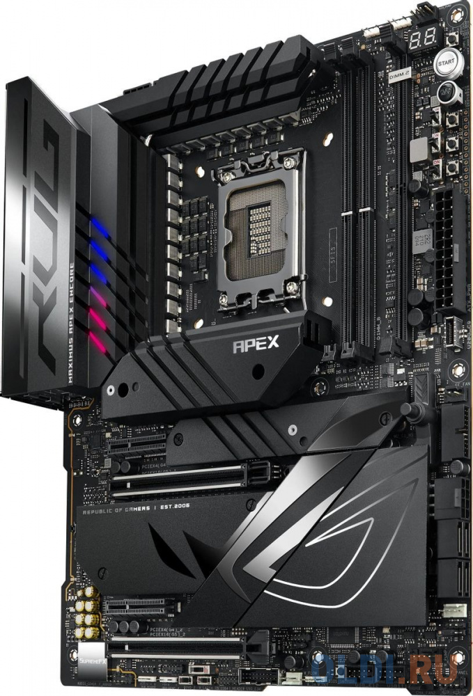 ASUS ROG MAXIMUS Z790 APEX ENCORE, LGA1700, Z790, 4*DDR5, HDMI, 6xSATA3 + RAID, M2, Audio, Gb LAN, USB 3.2, USB 2.0, ATX; 90MB1FX0-M0EAY0