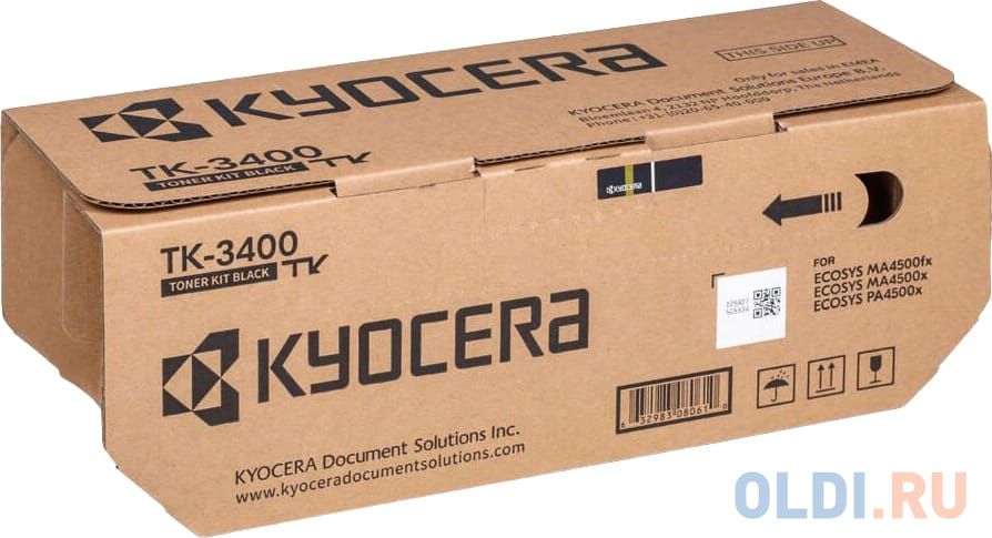 тонер-картридж Kyocera TK-3400/ Black Toner Cartridge  for Kyocera ECOSYS PA4500x Printers (12,500 Pages) в Москвe