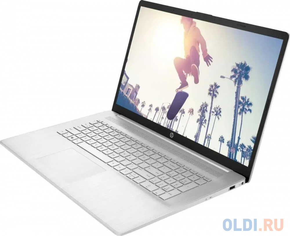 Ноутбук HP 17-cn2158mg Core i5 1235U 16Gb SSD512Gb Intel Iris Xe graphics 17.3" IPS FHD (1920x1080) Free DOS silver WiFi BT Cam (9Q9J9EA)