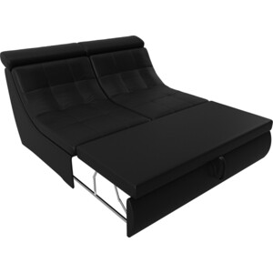 Модуль Лига Диванов Холидей Люкс раскладной диван экокожа черный