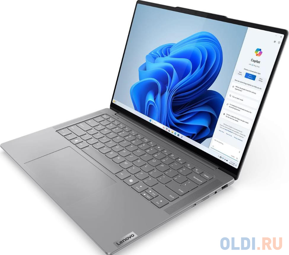 Ноутбук/ Lenovo Yoga Pro 7 14IMH9 14.5"(3072x1920 IPS)/Touch/Intel Core Ultra 9 185H(2.3Ghz)/32768Mb/1024SSDGb/noDVD/Ext:nVidia GeForce RTX4060(8