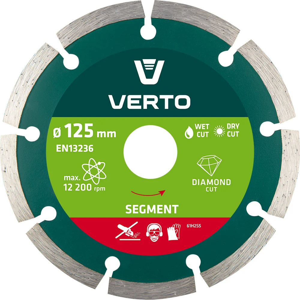 Ссегментный алмазный диск VERTO в Москвe