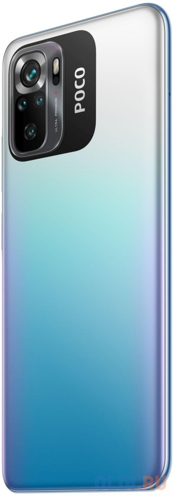 Смартфон Xiaomi Poco M5s 128Gb 4Gb голубой моноблок 3G 4G 2Sim 6.43" 1080x2400 Android 12 64Mpix 802.11 a/b/g/n/ac NFC GPS GSM900/1800 GSM1900 To