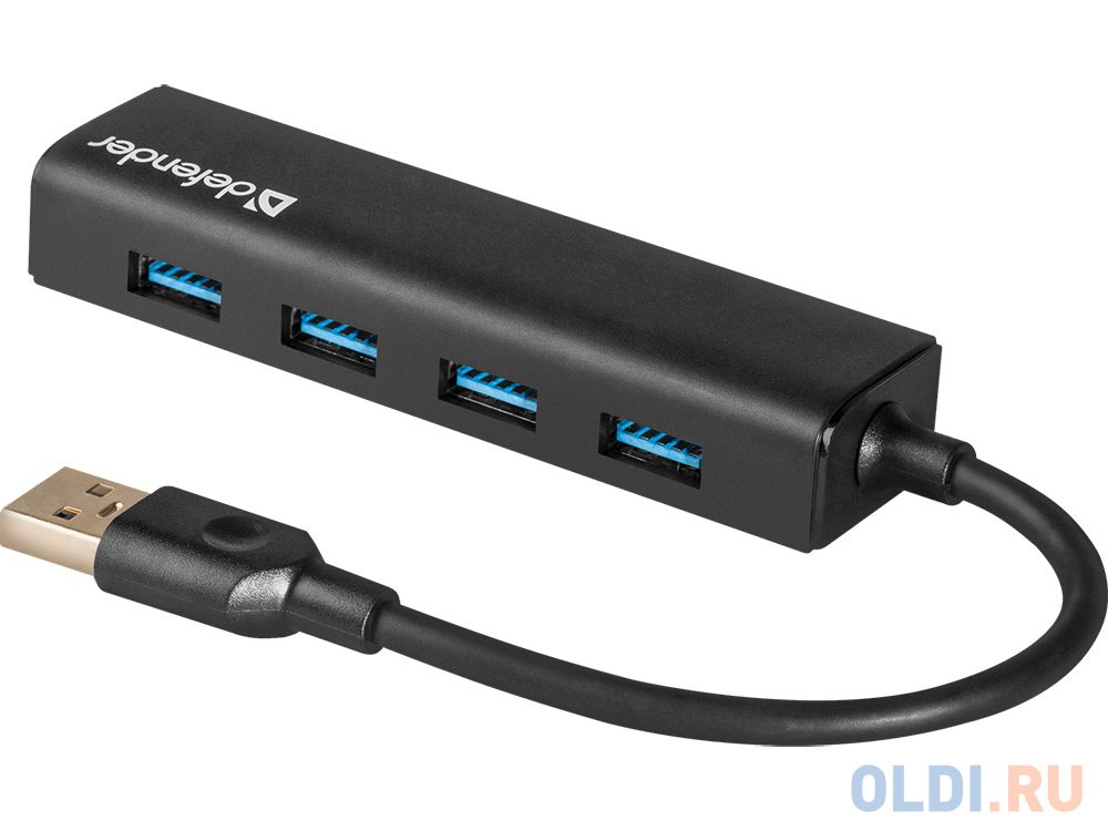 Концентратор USB 3.0 Defender Quadro Express, 4 порта в Москвe