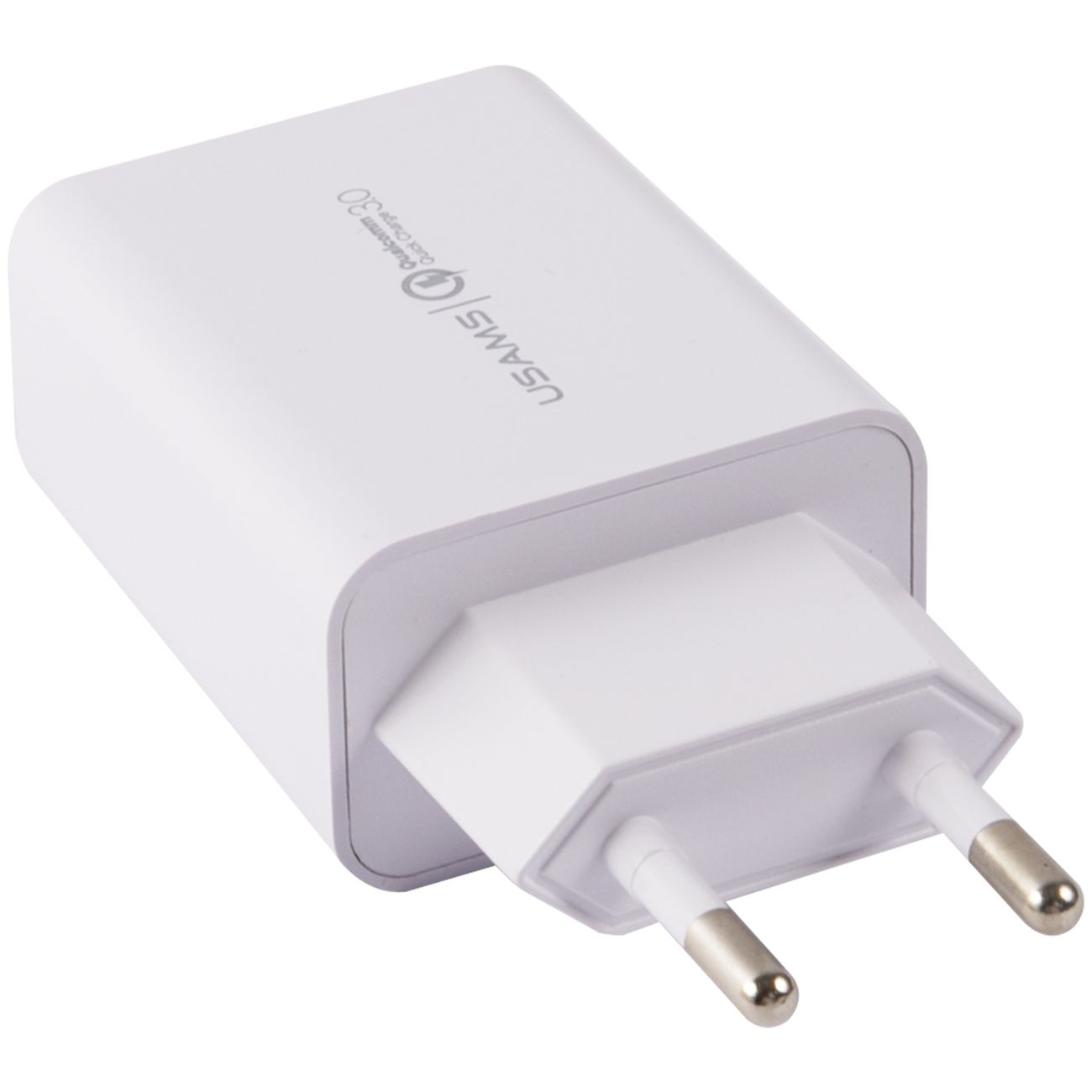 Сетевое зарядное устройство USAMS US-CC083 18Вт, USB, Quick Charge, 3A, белый (CC83TC01)