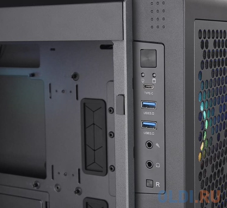 Корпус ATX Thermaltake Case Tt Ceres 500 TG Без БП чёрный