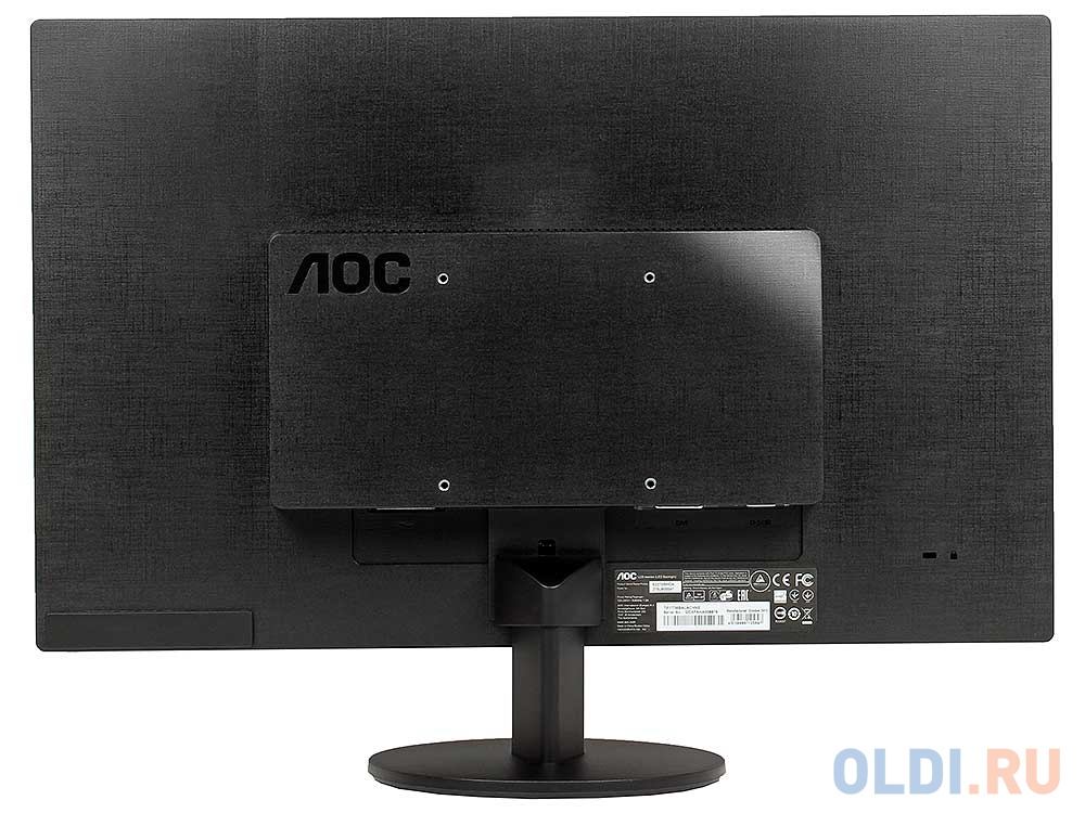 Монитор 21.5" AOC E2270SWN Black WLED, 1920x1080, 5ms, 200 cd/m2, 600:1 (DCR 20M:1), D-Sub, vesa
