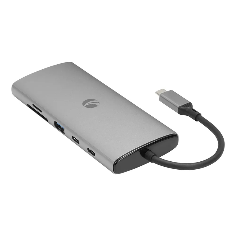 Адаптер Vcom Type-C - PD + HDMI + DP + RJ45 + USB 3.0+ USB 3.1 + USB-C + SD + TF CUE67