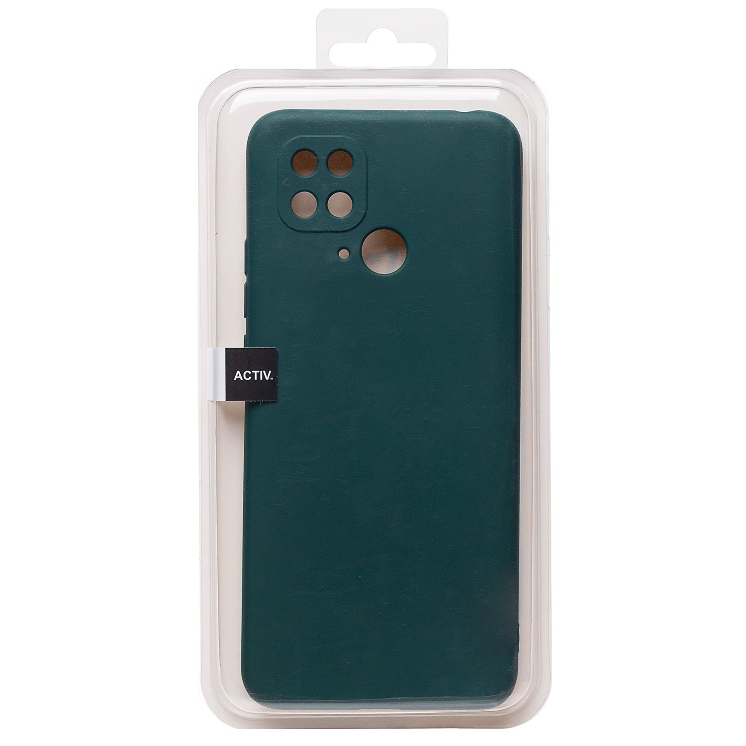 Чехол-накладка Activ Full Original Design для смартфона Xiaomi Redmi 10C, силикон, темно-зеленый (217033)