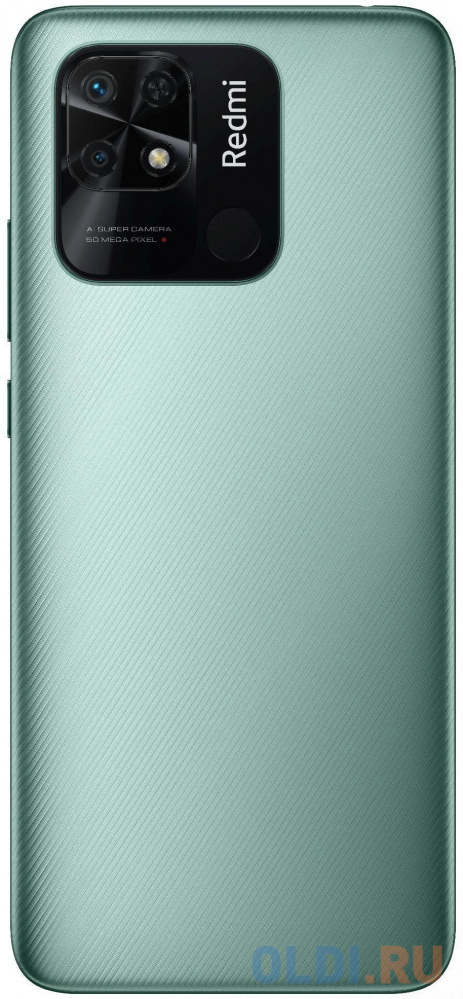 Смартфон Xiaomi Redmi 10C Mint Green (220333QNY)  17,04 см (6.71&quot;) 1650 x 720 пикселей, 2.4GHz+1.8GHz, 8 Core, 4 GB, 128 GB, 1 ТБ, 50 МП + 2