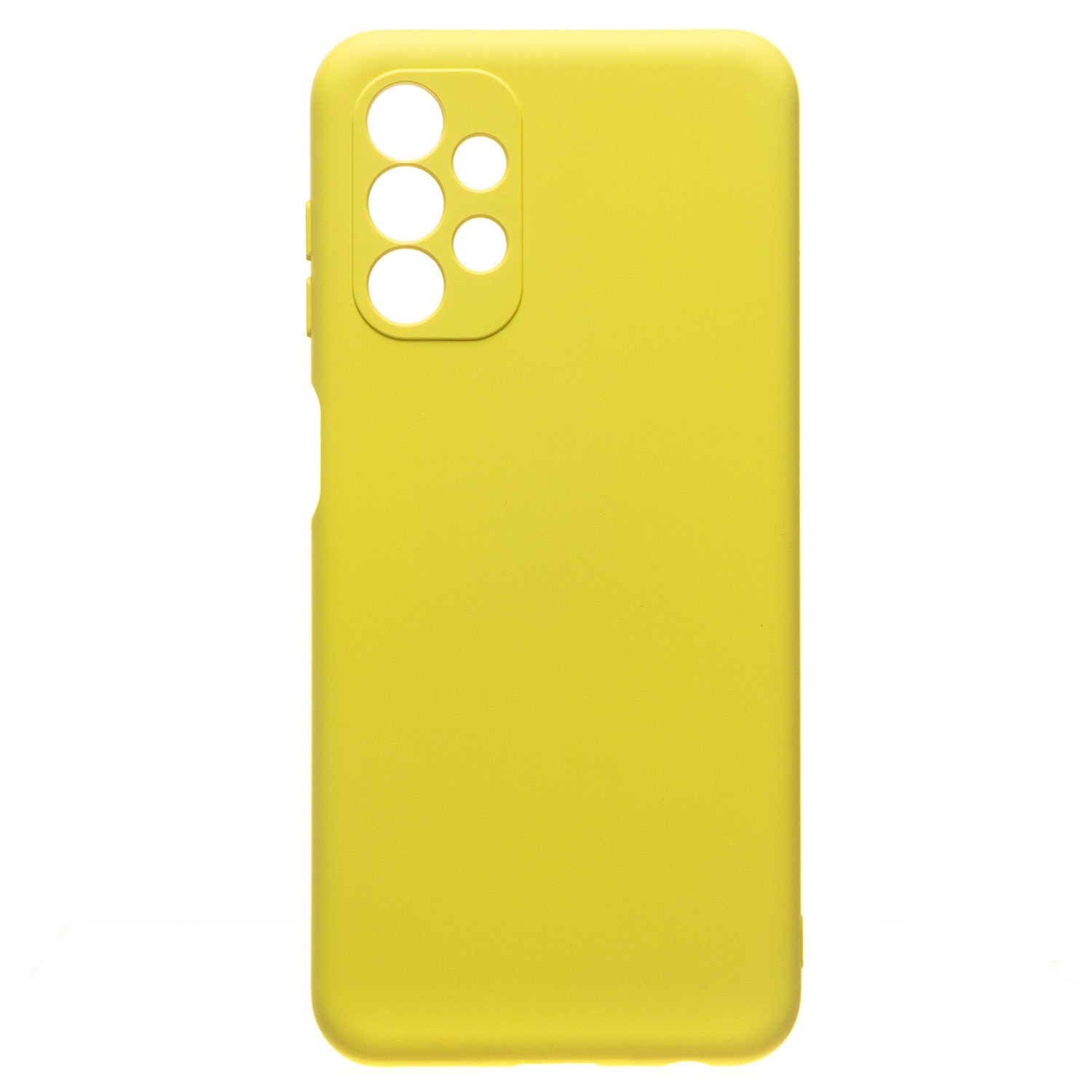 Чехол-накладка Activ Full Original Design для смартфона Samsung Galaxy A13 4G, силикон, желтый (205409)
