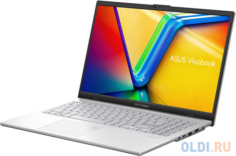 Ноутбук ASUS Vivobook Go 15 E1504FA-BQ415 AMD Ryzen 5 7520U/8Gb/SSD512Gb/15.6&quot;/FHD/IPS/NoOS/silver (90NB0ZR1-M00L40)