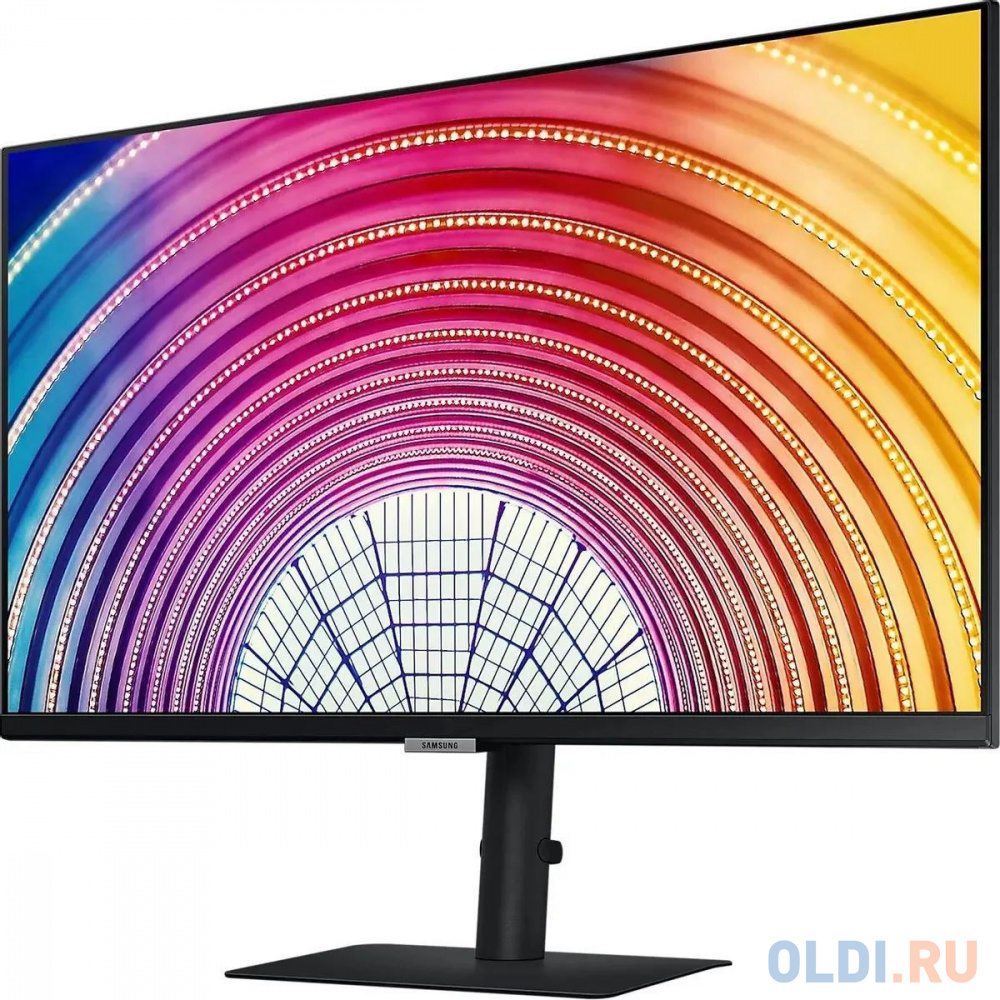 Монитор Samsung 27" ViewFinity S6 S27A600NAU черный IPS LED 5ms 16:9 HDMI полуматовая HAS Piv 300cd 178гр/178гр 2560x1440 75Hz FreeSync DP QHD US